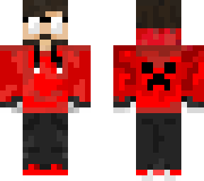 the rawknee skin with creeper on the back