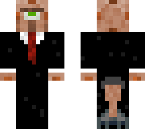 villager elder guardian in tux