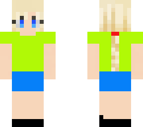 blonde hair running outfit