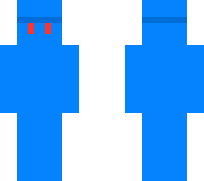 blue bombies with red eyes