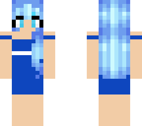 blue girl