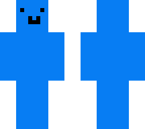 blue man
