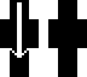 down arrow and purple black combo