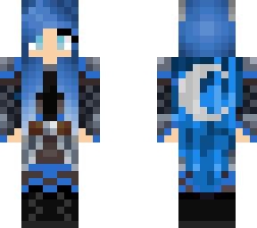 girl with moon armor