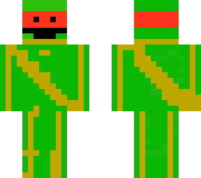 i tried to make red ninja turtel