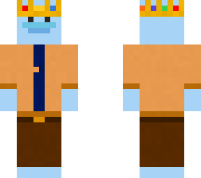 light pink duck with a casual suit and crown