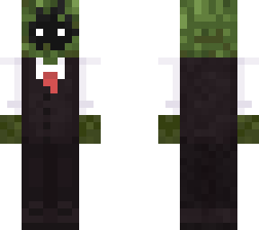 moss creature with suit