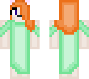 my sister that1lebianwolf's minecraft skin... again