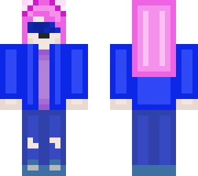 my sister that1lebianwolf's minecraft skin