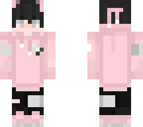 pink blind boy with fox ear
