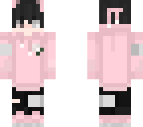 pink boy with fox ear