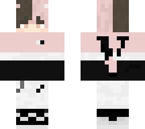 pink/brown hair / boy / with horns