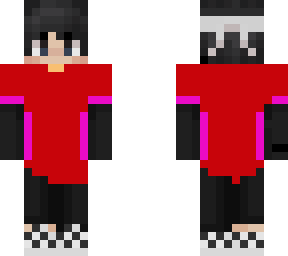 red aand purple sapnap with no fire loggo
