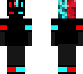 red and blue bunny