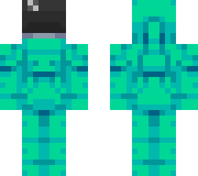 space suit/ astronaut (cyan)