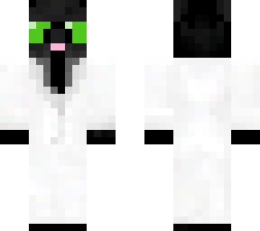 black panther in white