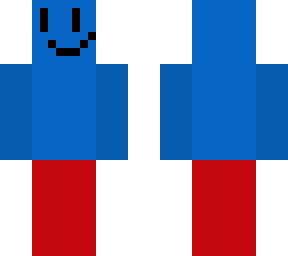 blue man