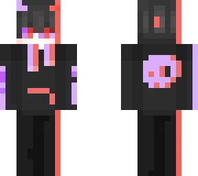 efect neon violet and red