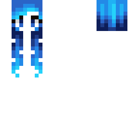female hb - dark neon blue