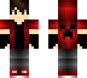 me in gaming outfit (please don't copy cause this is my new mc skin)