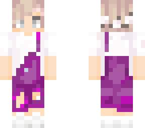 purple dungarees