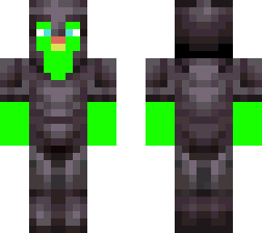 una armadura de netherite