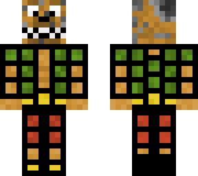withered grizzle with green jacket