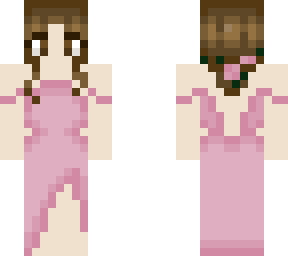 ascend pink dress + flower crown