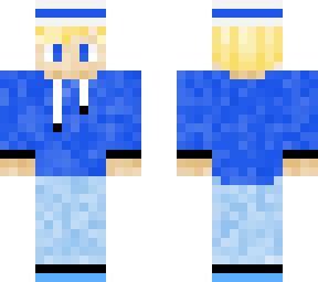 boy with blue jacket