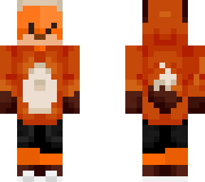 fox in a fox hoodi