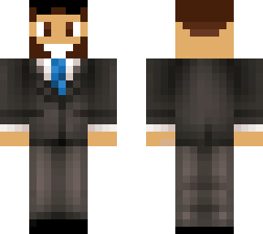 man suit and beard