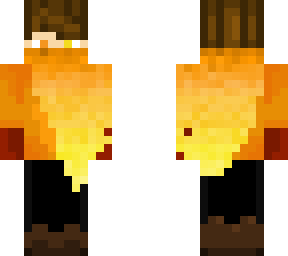 orange yellow boy w/ cloak blaze