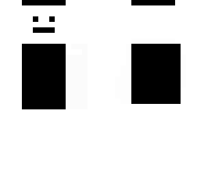 white and black blob