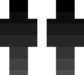 black to gray