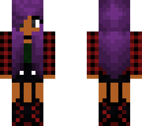 emo red girl
