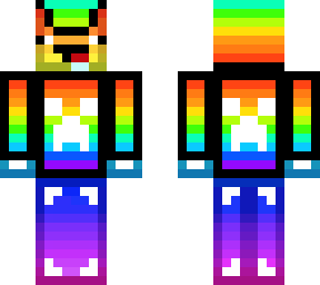 rainbow hoodie derp