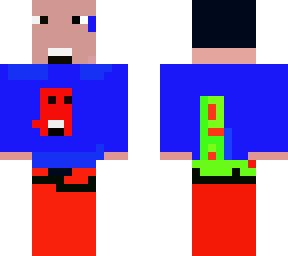 red blue guy