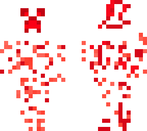 white and red creeper
