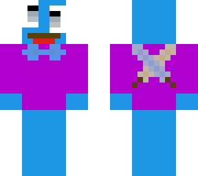z-wolf w/ purple t-shirt