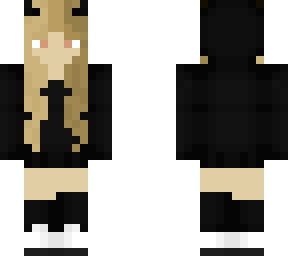 2 toned hair demon girl
