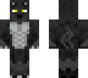 adjusted wolf with yellow eyes