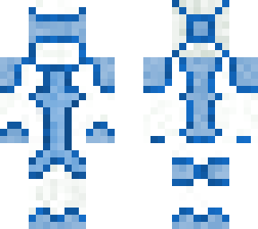 alien robot suit blue