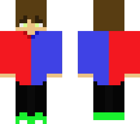 blue red boy