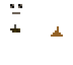 bug skin with poop