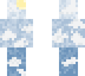 cloudy sky and sun!