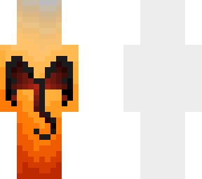 fire dragon pixel art