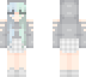 half blue/half green - gray