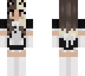 me as catgirl maid with updated hair part 3