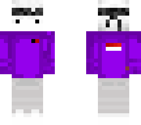 purple cloud man