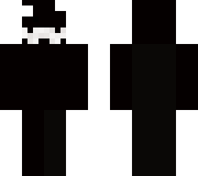 black and white with mustache